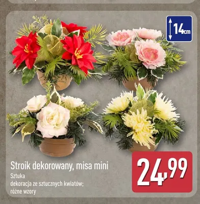 Stroik dekorowany misa mini promocja w Aldi