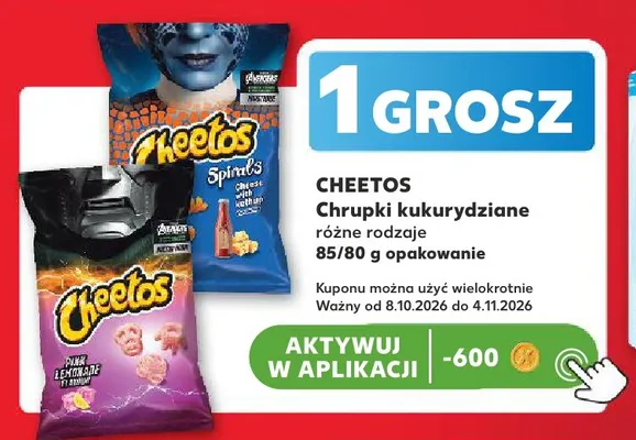 Chrupki kukurydziane Cheetos promocja w Kaufland