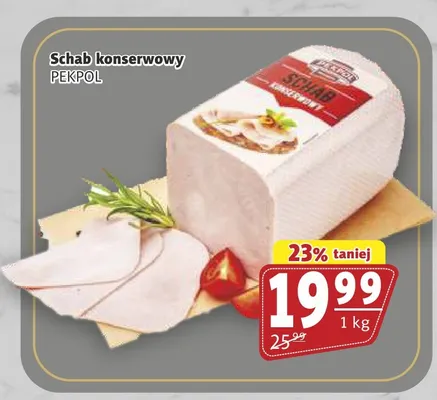 Schab konserwowy Pekpol promocja w Prim Market