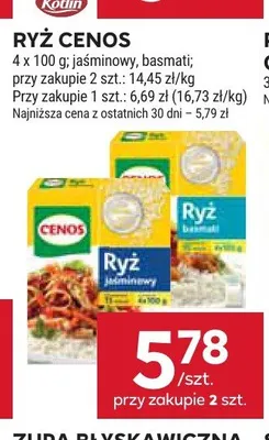 Ryż jaśminowy Cenos promocja w Stokrotka