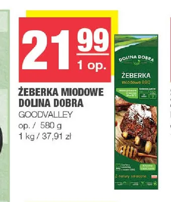 Żeberka miodowe Dolina Dobra promocja w SPAR