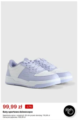 Buty sportowe dziewczęce promocja w 4F