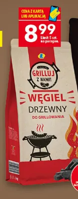 Węgiel drzewny Grilluj z nami promocja w LEWIATAN