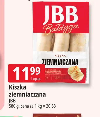 Kiszka ziemniaczana JBB promocja w Leclerc