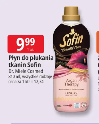 Płyn do płukania tkanin Sofin promocja w Leclerc