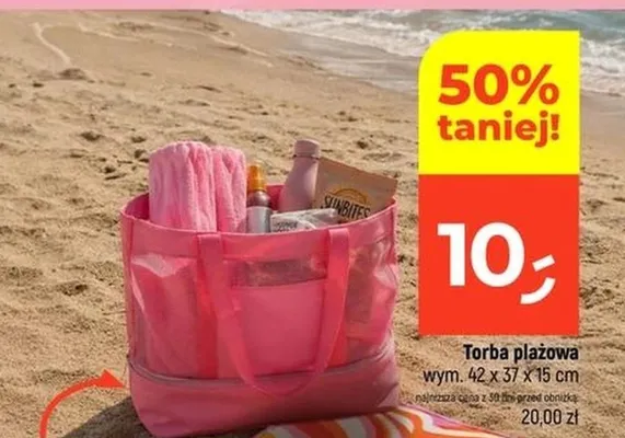 Torba plażowa promocja w Dealz