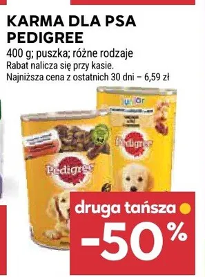 Karma dla psa Pedigree promocja w Stokrotka