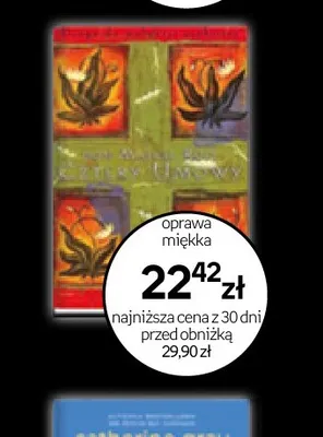 Książka Cztery umowy Don Miguel Ruiz promocja w Empik
