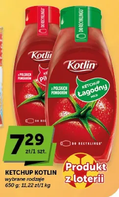 Ketchup Kotlin pikantny promocja w ABC