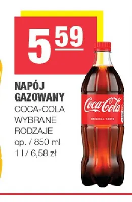 Napój gazowany Coca-Cola promocja w SPAR