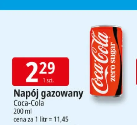 Napój gazowany Coca-Cola promocja w Leclerc