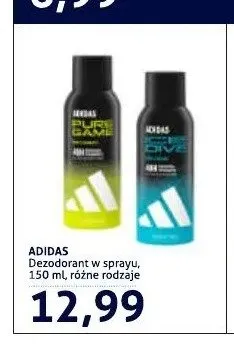 Dezodorant w sprayu Adidas promocja w Blue Stop