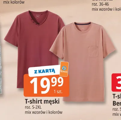 T-shirt męski Tissaia promocja w Leclerc