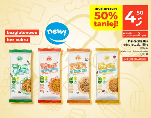 Ciasteczka orzeszkowe Box promocja w Dealz