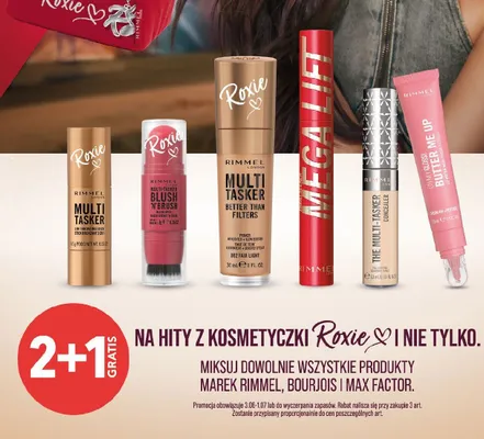 Róż w sztyfcie Rimmel Multi-Tasker Blush 'N' Brush promocja w Rossmann