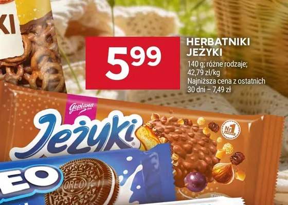 Herbatniki Jeżyki Goplana promocja w Stokrotka