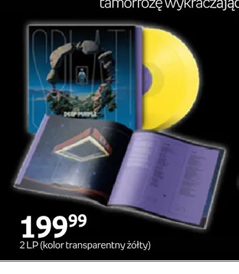 Płyta winylowa 2 LP Deep Purple Splat! kolor transparentny żółty promocja w Empik