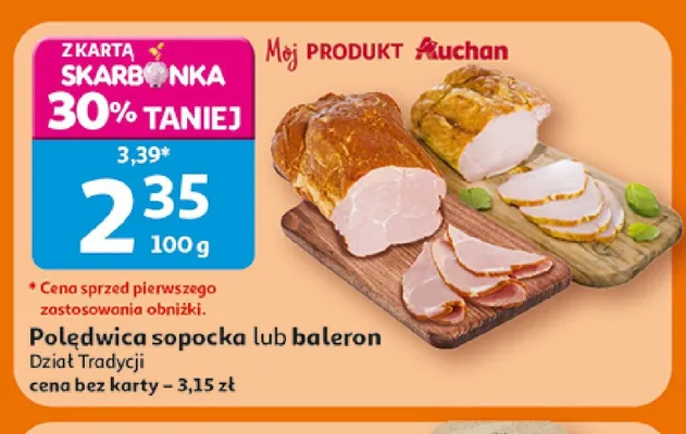Polędwica sopocka Auchan promocja w Auchan