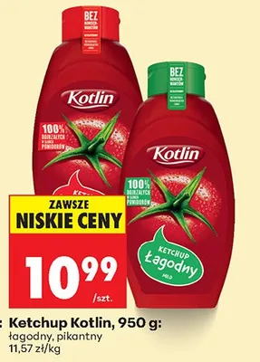 Ketchup łagodny promocja w Biedronka