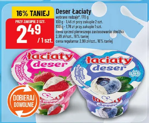 Deser Łaciaty promocja w POLOmarket