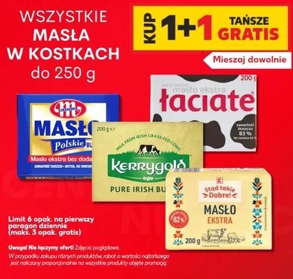 Masło Kerrygold Pure Irish Butter promocja w Kaufland