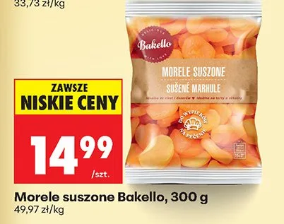 Morele suszone promocja w Biedronka