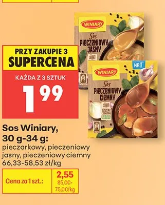 Sos Winiary pieczarkowy 30g promocja w Biedronka