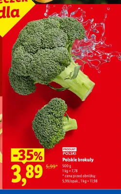 Brokuły polskie promocja w Lidl