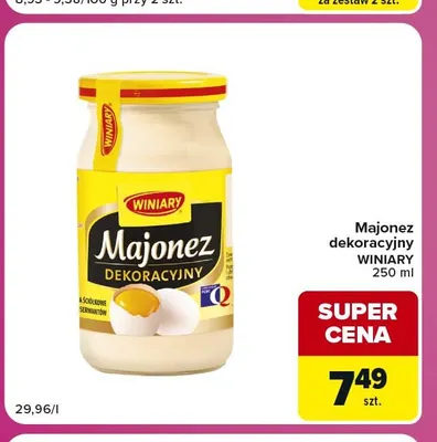 Majonez dekoracyjny Winiary promocja w Carrefour Express