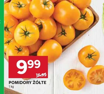 Pomidory żółte promocja w Stokrotka
