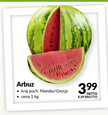 Arbuz Maroko/Grecja promocja w Makro