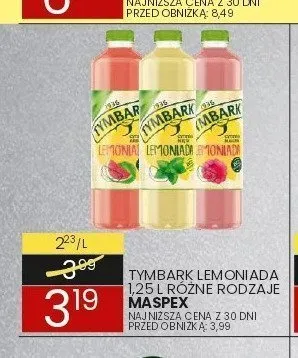 Lemoniada Tymbark promocja w Wafelek