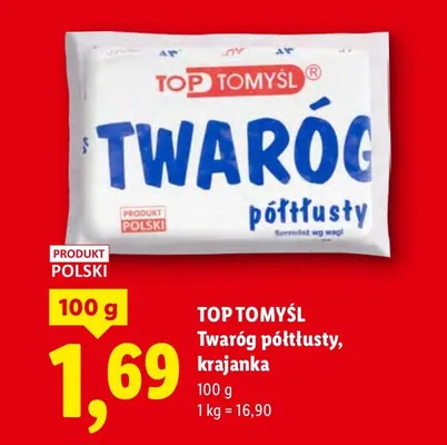 Twaróg półtłusty krajanka promocja w Lidl