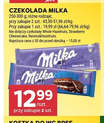 Czekolada Milka promocja w Stokrotka