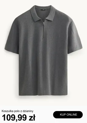 Koszulka polo z dzianiny C&A promocja w C&A