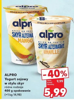 Yogurt sojowy w stylu skyr różne rodzaje promocja w Kaufland