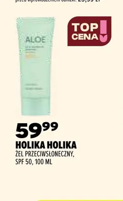 Żel przeciwsłoneczny SPF 50 Holika Holika Aloe promocja w Drogerie Natura