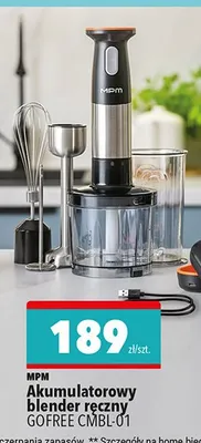 Akumulatorowy blender ręczny GOFREE CMBL-01 promocja w Biedronka