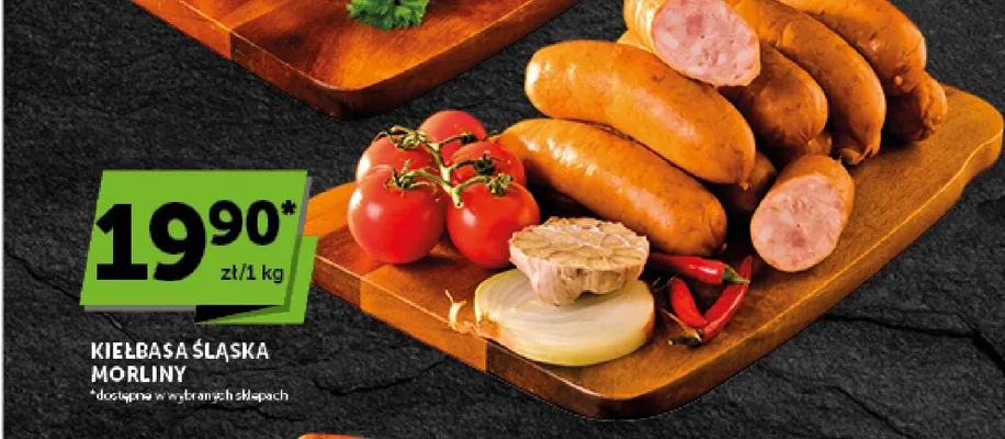 Kiełbasa śląska Morliny promocja w Euro Sklep