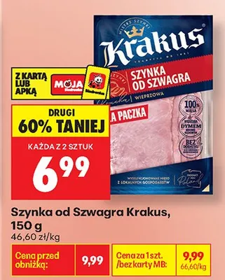 Szynka od Szwagra Krakus promocja w Biedronka