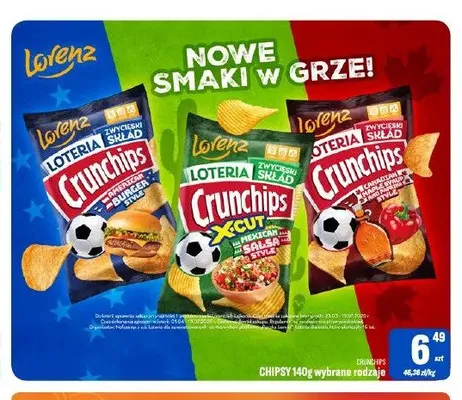 Chipsy Crunchips X-Cut Mexican Salsa Style promocja w Tomi Markt
