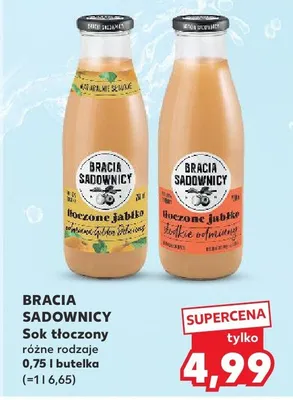 Sok tłoczony różne rodzaje promocja w Kaufland