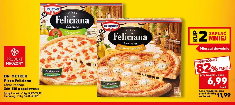 Pizza Feliciana Classica Quattro Formaggi Dr. Oetker promocja w Kaufland