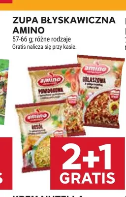 Zupa błyskawiczna Amino rosół promocja w Stokrotka