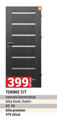 Drzwi ramowe Torino 7/7 promocja w Merkury Market