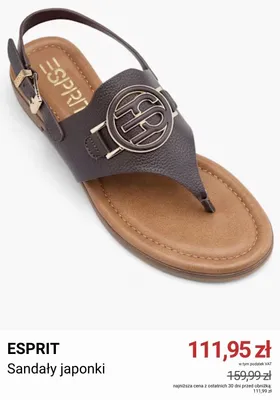 Sandały japonki Esprit promocja w Deichmann