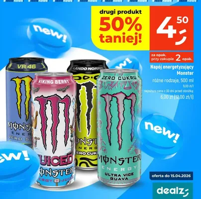 Napój energetyzujący różne rodzaje promocja w Dealz