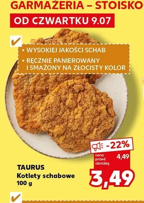 Kotlety schabowe Taurus promocja w Kaufland
