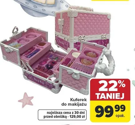 Kuferek do makijażu promocja w Carrefour