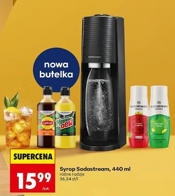 Syrop Sodastream Classics o smaku malina promocja w Biedronka